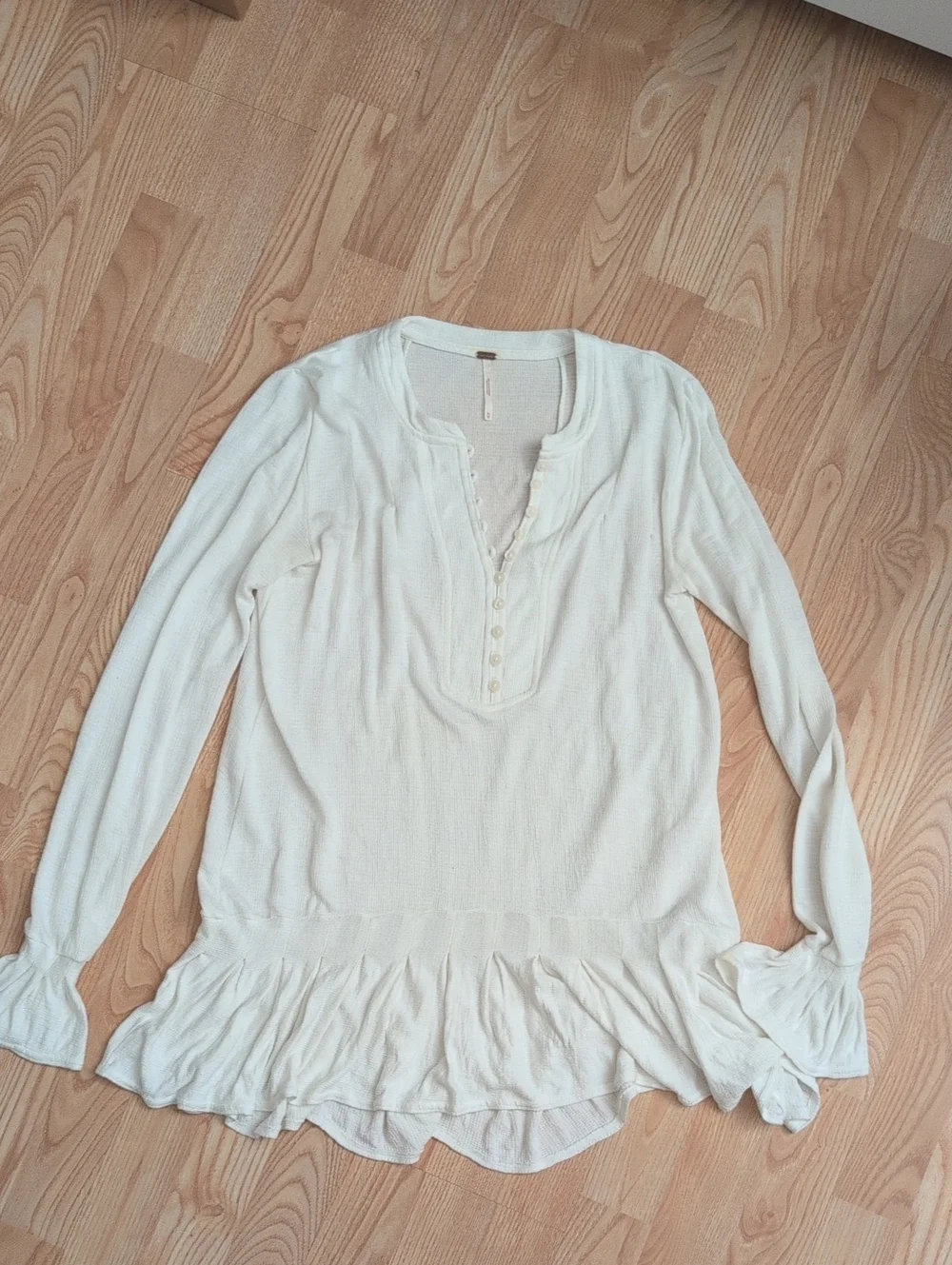 Free People Your Girl Tunic White Size EUC XS